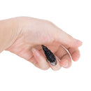 Punk Style Women Bend Fingernail Ring Birthday Party Ornaments Black