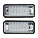 2 Piece Direct Replacement White LED License Plate Lamps for Subaru BRZ Impreza