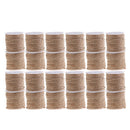 24 Rolls Rustic Twine Burlap Jute Rope Cord String Wedding Gift Wrapping DIY Craft Embellishments