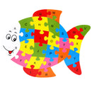 Fish Blocks Puzzle Learning ABC Alphabet Study Kids Letters Play Toy