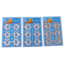 108 Pieces 8/10/12mm Metal Sew on Snap Fasteners Press Stud Popper Buttons Sliver
