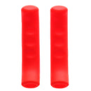 Universal Soft Silicone Nonskid Coloured Brake Lever Grips Protectors Covers Red