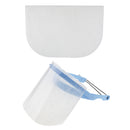 Adjustable Anti-Fog Full Face Eyes Shield With 10pcs Clear Detachable Protective Visors Plastic Film Masks