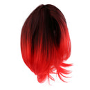 Short Straight Wig Heat Resistant Synthetic Full Wig for Party Cosplay
