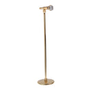 Adjustable 16-20cm Microphone Model for Action Figures Hot Toys Dolls House Miniature Decor Gold