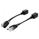 Set Of PoE injector With Splitter Adapter Cable Black 18x2.2x2.2cm