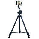 VT-930 Camera Tripod with 1/4" Screw Pan Tilt Head & Phone Clip for DSLR
