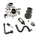 Carburetor with Fuel Line Filter Spark Plug Kit for STIHL MS660 Chainsaws