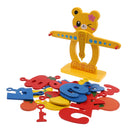 Cute Wooden Fruit Digital Blocks Balancing Scale Building Blocks Stacking Mathematics Toy