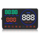 M9 OBD2 Multi-color Car HUD Head Up Display Speed Fuel Tank Water Temp Warning Speedometer