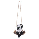 Lovely Resin Panda Artware Ornaments Cute Panda Figurines Garden Decor Pendants DIY