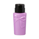 Nail Art Polish Liquid Pump Dispenser Remover Plastic Empty Bottle Random Color