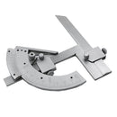 Bevel Protractor 0~320 Degree Angular Dial Stainless Steel Angle Gauge
