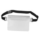 20M Waterproof Waist Bum Bag Pouch Outdoor Travel Water Sports Beach Swimming Drifting Cellphone GPS Device Key Storage Clear