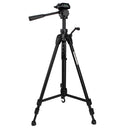 555-1455mm Adjustable 3 Heights Complete Tripod for Mobile Phone DSLR Camera Camcorder DV Recorder 3kg Load Detachable Quick Release Plate