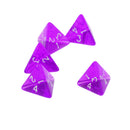 Purlpe Multi Sided Dice Set of 5 D4 Dungeons & Dragons TRPG Game Roleplay