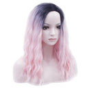Fluffy Women Long Curly Wave Pink Full Hair Wig Heat Resistant Party Cosplay