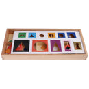 Montessori Basic Wooden Grammar Symbols with Box Kids Early Educational Toy