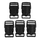 5 Pieces 25mm Quick Side Release Buckles Belt Connecting 1-inch Webbing Straps Paracord