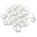 Pack of 100 Hard Wall Picture Frame Mirror Hanging Hook Hanger Fastener