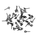 40Pcs Boilie Bait Screws with Link Loops Swivel Carp Fishing Terminal Tackle