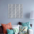 Set Of Mirror Decals With Adhesive Tape For Dining Room Bedroom Freezer Wardrobe Silver
