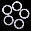 5 Pieces 50mm Plastic DIY Crochet Ring Circle Hook Craft Tool Accessory for Handbag Car Seat