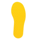 Plastic Footprint Sensory Training Massage Equipment Kids Outdoor Game Exercise Toy - Yellow