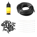 Garden Patio Misting Micro Irrigation Water Cooling System Sprinkler Nozzles Black 20