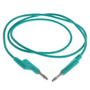 4mm Stackable Banana to Banana Male Plug Test Probes Leads Electrical Testing Cable 15 Green