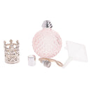 Vintage Crystal Perfume Fragrance Bottle Spray Atomizer Refillable Makeup Tools Kits Replacement Glass 100ml DIY Lady Gift Pink