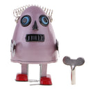 Retro Wind Up Walking Egg Alien Robot Clockwork Tin Toy Collectible Gift
