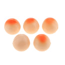 5 Pack Peach Shape Lip Balm Set Anti-cracking Lip Care Cream Kiwi Fruit Flavor