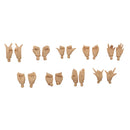 9 Pair Doll Joints Movable Hands For Blythe Doll DIY Body Parts Tanned