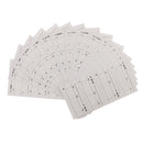 64pcs Brow Shaping Template Eyebrow Definition Grooming Kit Shaper Stencil Kit Stickers Different Types