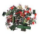 146PCS Plastic Toy Soldiers Army Men 5cm Figures Accessories Model Play Set