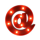 3V 40W Power LED Light Wedding Party Cafe Birthday Night Party Decoration Lights 12 INCH Red @ Sign