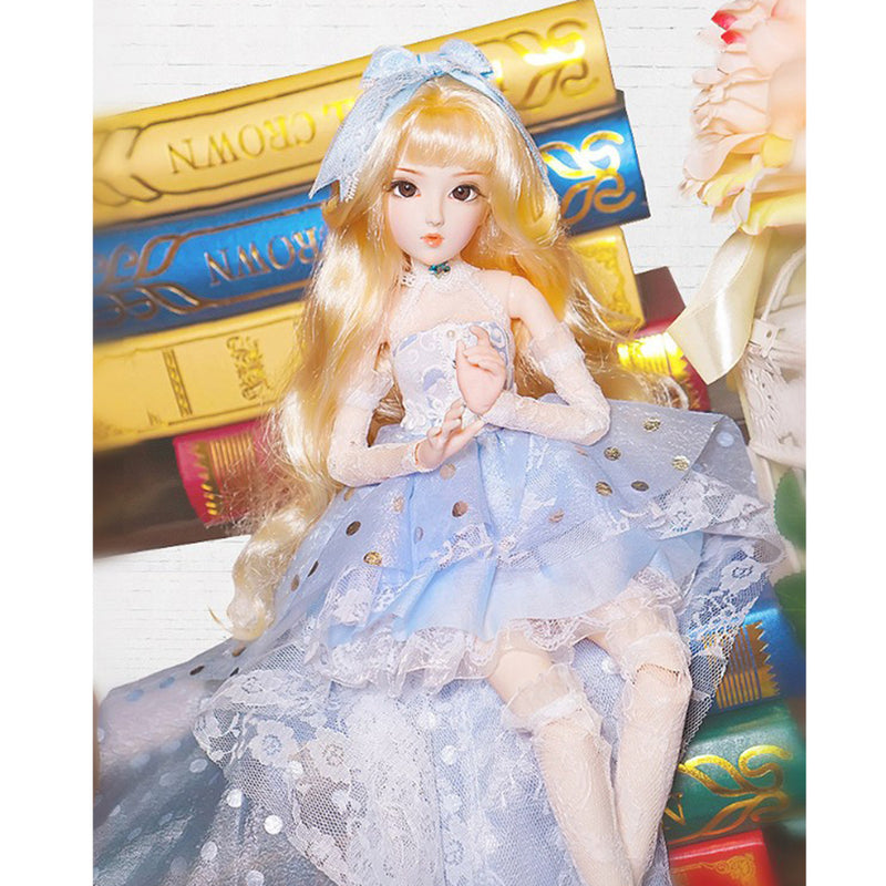 1/4 26-jointed Cute Princess Action Figures Changed Dress Doll Toy Set Christmas Gift