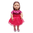 New Hot Dolls Clothes Outfit Sequin Dress Skirt Casual Dress Outfit for 18'' American Girl Doll Rosy