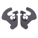 Black Locking Rotary Docking Latches For Harley Sissy Bar And Luggage Rack