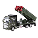 Diecast Military Vehicle Model Rocker Launcher Truck for Kids Birthday Gift