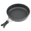 Portable Camping Cookware Folding Non Stick Cooking Frying Pan 2-3 Person