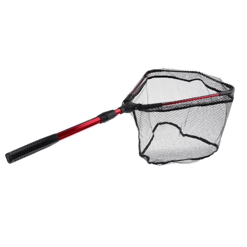 1 Piece Trilateral Brail Fishing Landing Net Telescopic Foldable Fishing Net Tackle Extended Length 98 cm/38.6 inch