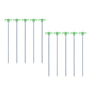 10 Pieces 25cm Stainless Steel Camping Awning Tent Pegs Stakes Hook Shaft 9.84 in