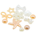 20 Pieces Assorted Flatback Pearl Scapbooking Embellishment for DIY Phone Case Hair Accessories