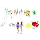 Fishing Lure Set Kit Trout Bass Hooks Freshwater Saltwater Fishing Accessory