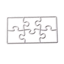 Metal Carbon Steel Cutting Dies Embossing Jigsaw Puzzle Stencils Mold Painting Stamp Template For Diy Scrapbooking Die-Cuts Emboss Folders Craft Card Making Tool