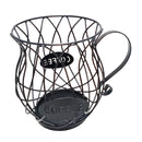 2pcs Coffee Pod Holder Organizer Mug with Base K Cup Keeper Espresso Pod Coffee