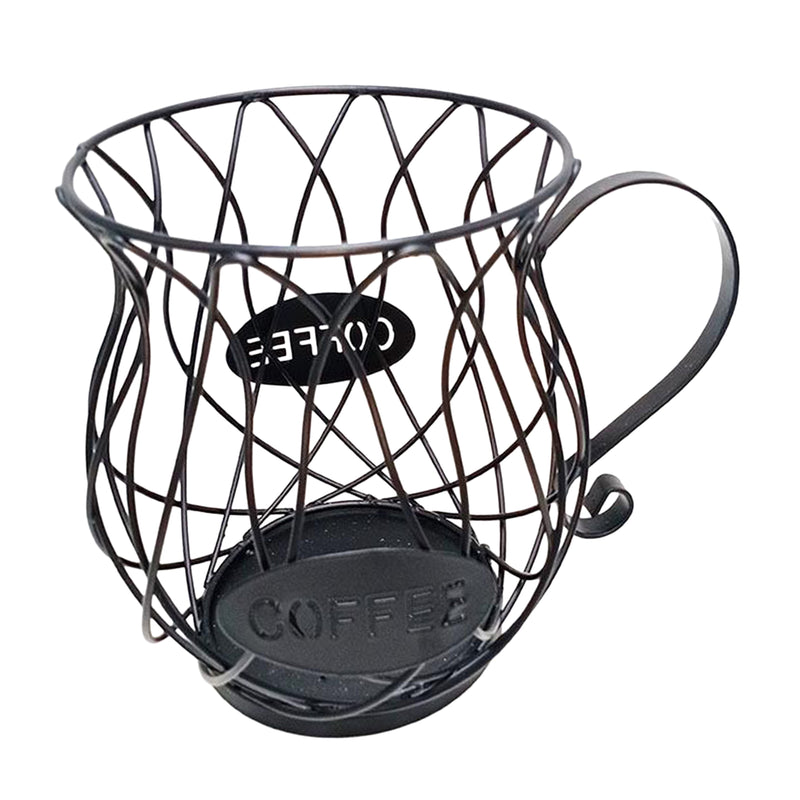 2pcs Coffee Pod Holder Organizer Mug with Base K Cup Keeper Espresso Pod Coffee