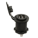 12V 5V 4.2A Dual USB Charger Socket for Motorcycle Boat Car Truck ATV
